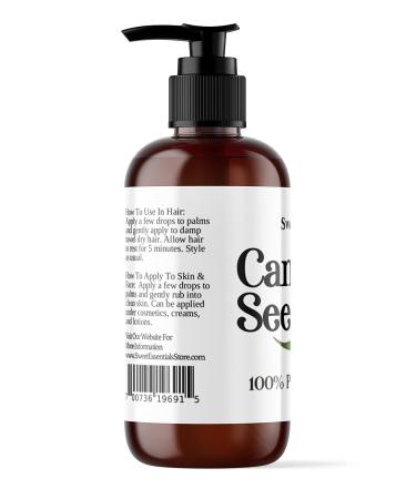 Organic Camellia Seed Oil 8oz | 100% Pure & Organic | Imported from Japan | Ideal for Hair & Skin | Japanese Beauty Oil - Buy Online on GoSupps.com