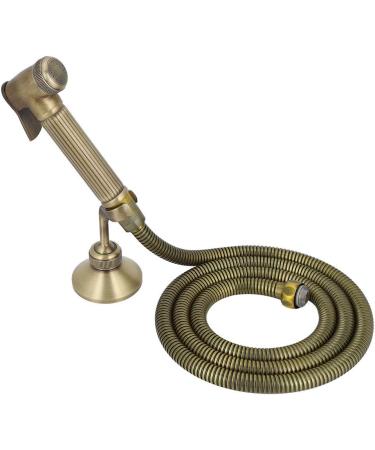 Vintage Copper Handheld Bidet Sprayer with Hose - G1/2 inch Toilet Seat Accessory | International Shipping Available - Buy Online on GoSupps.com