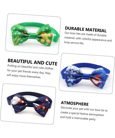 Amosfun 8-Pack Christmas Puppy Costume Accessories | Holiday Dog Collars & Decorations - Buy Online on GoSupps.com