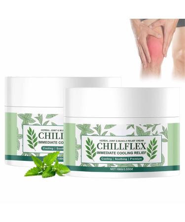 SHENGZE Chill Flex Instant Cooling Relief Cream2025 New 352oz Instant Cooling Relief CreamCool Soothing OintmentMenthol Gel for Relieving TensionFatigue and Soreness