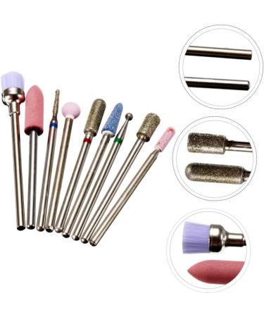 Beaupretty nail set cuticle drill bits Acrylic Nails Drill Bit professional nail drill diamond drill bits nail drill bits nail file nails kit nail dip kit metal nail - Buy Online on GoSupps.com