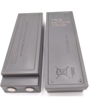 7.2V 2000mAh Scanreco 592 Battery (2 PCS) - Compatible with Scanreco/Palfinge 592 590 960 RC400 | RSC7220 Crane Remote Control Battery - Ni-MH - Buy Online on GoSupps.com