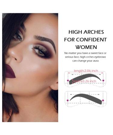 36 Pairs Eyebrow Stencils Set with Reusable Shape Stickers for Women + 3-in-1 Black Eyebrow Pencil - Powder & Brush Included | Easy Grooming & Styling - Buy Online on GoSupps.com