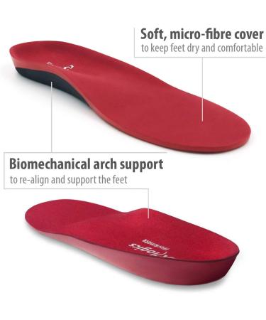 Footlogics Full-Length Workmate Orthotic Insoles - Mild Arch Support for Foot Pain Relief - L (Men's 10-11.5, Women's 11.5-13) - Buy Online on GoSupps.com