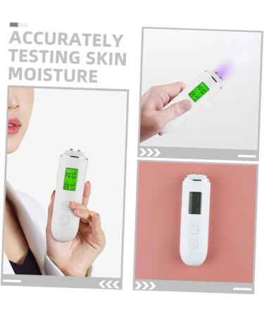 IWOWHERO Skin Tester Skin Hydration Meter Water Oil Monitor Skin Analyzer Girl Skin Care White Plastic Shell - Buy Online on GoSupps.com