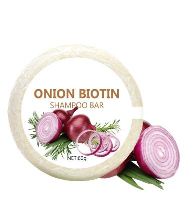 G n rique Onion Biotin Shampoo Bar Onion Rosemary Shampoo Soap 60g Nourishing Purifying Onion Biotin Shampoos Soap For Hair Growth Moisturizing Onion Shampoo Rosemary Hair Soaps Bars