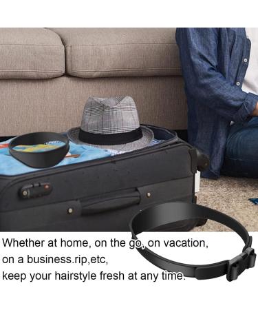 LuLiyLdJ 2 Pieces Black Silicone Hair Cutting Guide Silicone Hair Cutting Guide Barber Accessories DIY Haircuts - Buy Online on GoSupps.com