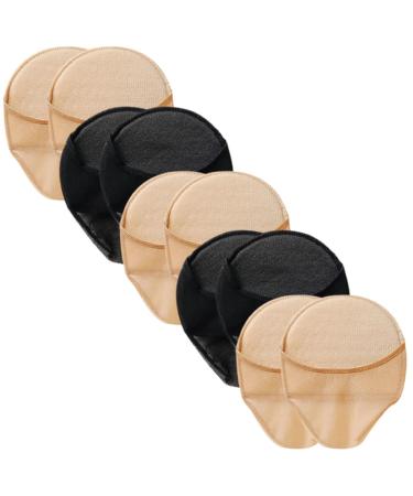 4 Pairs Half Socks Compact Metatarsal Pad Honeycomb Fabric Foot Pad Foot Supply Reusable Metatarsal Pads Compact Toe Socks Non Socks Women's Non-Slip Lace Net Accessories