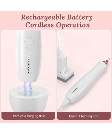 Nuision Cordless Electric Nail Files 12 in 1 Electric Nail Drill Kit for Gel Nails Cordless Manicure and Pedicure Set with 5 Speeds for Shaping Polishing Nail Cuticles Hard Skin Removing - Buy Online on GoSupps.com