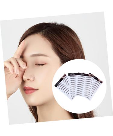 Housoutil 4pcs Eyebrow Stickers Eyebrow Stenciebrow Transfer Eyebrow Tattoos Imitation Eyebrow 6d Hair Tool - Buy Online on GoSupps.com