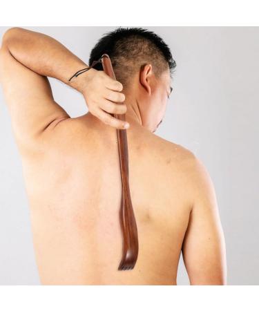 Buy Lurrose Wood Back Scratcher - Long Curved Handle for Itching Relief | International Shipping Available - Buy Online on GoSupps.com