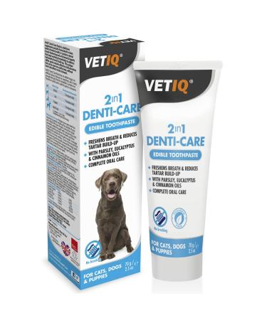 M&C Fresh Breath & Dental Paste Edible Toothpaste for Dogs 70g (Pack of 2)