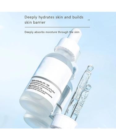Alpha Arbutin 2% + Hyaluronic Acid Alpha Arbutin Serum Dark Spots Removal Hyaluronic Acid Serum for Face Reduce Fine Lines & Wrinkle Face Serum for Women & Men Plump and Smooth - Buy Online on GoSupps.com