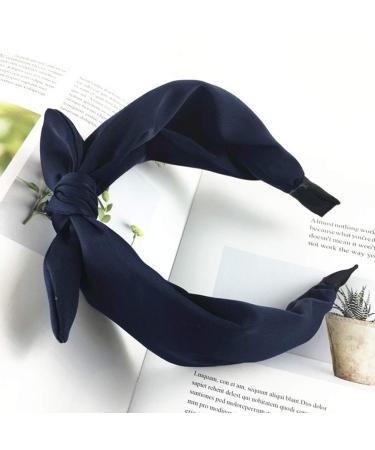 ValianhAgen Women's Wide Edge Bow Headband - Stylish Black Hair Accessory | Shop Internationally - Buy Online on GoSupps.com