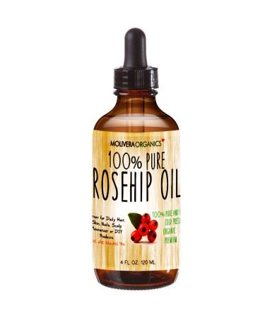 Buy 4oz Cold Pressed Rosehip Oil | Pure Rose Hip Seed Oil for Radiant Skin Face & Body Moisturizer Anti-Aging Benefits - International Shipping Available - Buy Online on GoSupps.com