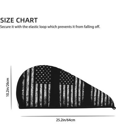 American Camouflage Coral Velvet Dry Hair Cap | Quick-Dry Hair Towel Wrap for Travel & Home - Perfect for Men & Women - Buy Online on GoSupps.com