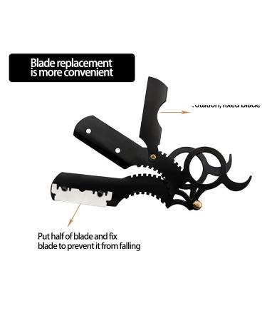 Barber Finger Razor - Straight Edge Razor for Salon & Home Use | Wave Texture & Smooth Surface - Buy Online on GoSupps.com