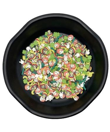 RT 65g Mixed Girl Happy Mushroom Slices Polymer Clay Sprinkles for Slimes Filling Hand Craft DIY Nail Arts Decoration Scrapbook Y425 (Color : Mix)