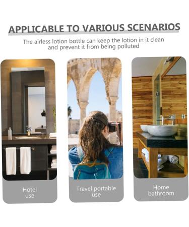 Beavorty Cream bottle empty cream containers lip scrub containers with lids body butter jars 4oz glass jars with lids 4oz containers with lids makeup jar with pump Acrylic travel makeup box - Buy Online on GoSupps.com