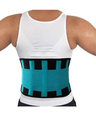 XXL Pink Back Brace Waist Belt for Men & Women - Breathable Lumbar Support Corset - Orthopedic Back Brace - Buy Online on GoSupps.com