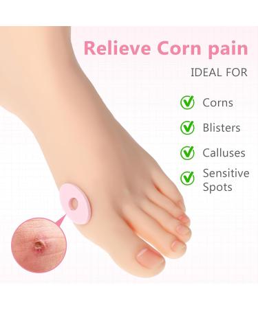 Sibba Callus Cushions - 72 Pcs Round Foam Padding for Corn Removal Waterproof Self-Stick Adhesive Pads for Blisters & Sore Spots - Soft Foot Stickers for Comfort - Buy Online on GoSupps.com