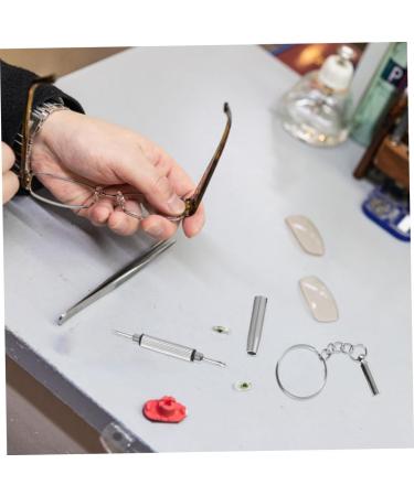 Housoutil 10-Part Screwdriver Glasses Repair Set | Essential Tools for Glasses Repair Nose Pads Tiny Screws & Tweezers - International Shipping Available! - Buy Online on GoSupps.com
