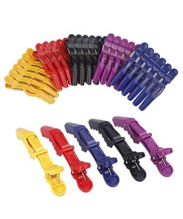 Buy Snap Clips Crocodile Hair Clip Set - Alligator Sectioning Clamps (6 Pcs) in Blue | Best Hairdressing Styling Accessories Online - Buy Online on GoSupps.com