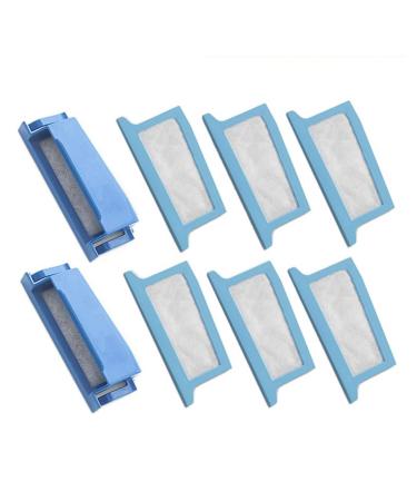 Guangcheng Filter Kits Compatible with Respironics Dreamstation Include 2 Reusable Filters & 6 Disposable Ultra-Fine Filters (Color : Blue)