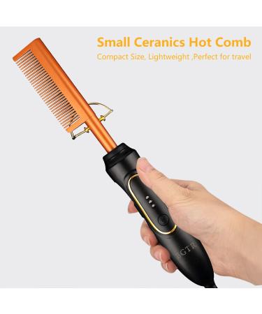 Portable Travel Anti-Scald Beard Straightener & Electric Hot Comb - Perfect Hair Straightening Tool for International Shipping - Buy Online on GoSupps.com