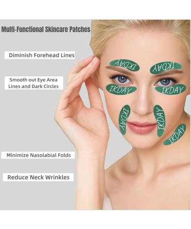 Silicone Eye Patches - Reusable Under Eye Gel Pads for Wrinkles Puffiness & Dark Circles | Forever Eye Mask (Green - 1 Pair) | Great Skincare Routine - Buy Online on GoSupps.com