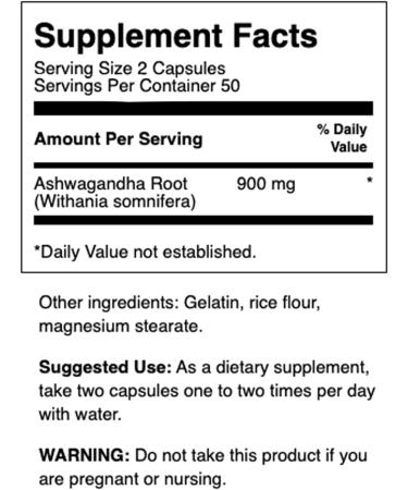 Swanson Ashwagandha 450 mg - 100 Capsules | Natural Stress Relief & Energy Boost - Buy Online on GoSupps.com