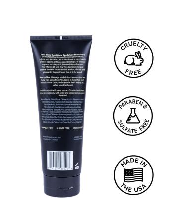 ZEUS Sandalwood Beard Conditioner Wash - 8 oz - Made in USA with Green Tea & Natural Ingredients for Cleansing and Softening - Buy Online on GoSupps.com