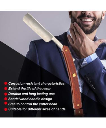Buy Traditional Barturaser - Wooden Handle Hairdresser & Kohlschneider for Professional Beard Care - Manual Precision Grooming Tool - Buy Online on GoSupps.com