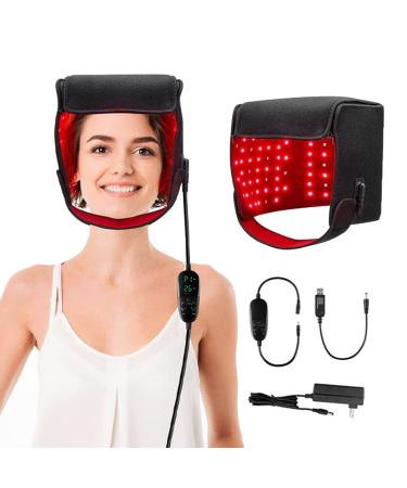 TMXKOOK Chapeau de th rapie Rouge LED Red Am lioration de la Croissance des Cheveux - 215pcs LED pour Le Traitement de la Perte de Cheveux favorisez Une Repousse Rapide