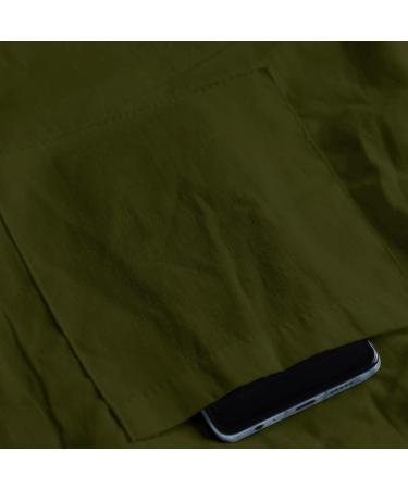 YAOBAOLE Men's Army Green Cotton Linen Harem Pants with Pockets - Casual Comfort for International Shipping - Buy Online on GoSupps.com