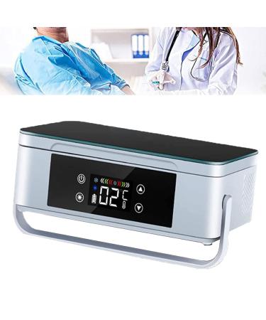 Insulin Cooler Travel Case Portable Cooler Insulin Refrigerated Box 2-8 Thermostat Mini Medicine Refrigerator/Drug Reefer 1000mah 6-36 Hours Long Battery Life 2battery