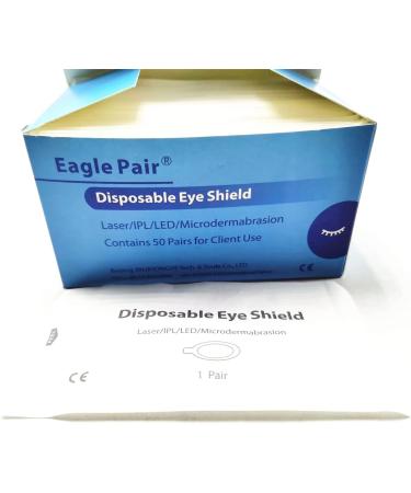 50 Pairs Disposable Eye Patch for IPL Laser LED Beauty Treatments | OD7+ Shield Pads for Eyebrow Clients - Protective Eye Patches - Buy Online on GoSupps.com