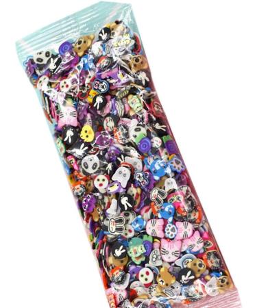 Rongweiwang 1000 Pcs 3D Polymer Nail Slices - Star Cartoon Flower & Fruit Nail Art Stickers for Spring Manicure Decoration - Buy Online on GoSupps.com