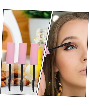 LALADEFIEE 15pcs Mascara Empty Tube Lash Wand Sweatproof Mascara Empty Mascara Tube Bottle Spoolie Pink Plastic - Buy Online on GoSupps.com