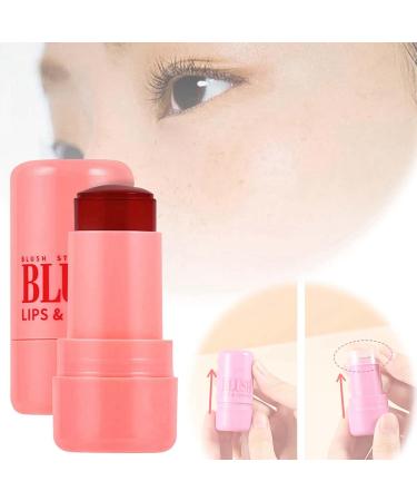 Milk Jelly Blush Milk Makeup Jelly Tint Milk Cooling Water Jelly Tint Milk Blush Stick Jelly Lip Tint Lip And Cheek Stain Sheer Natural Long-Lasting Multi Use Makeup Blush Stick (Coral(1) 1.1 2.3 inch) Coral(1) 1 count (Pack of 1) - Buy Online on GoSupps.com
