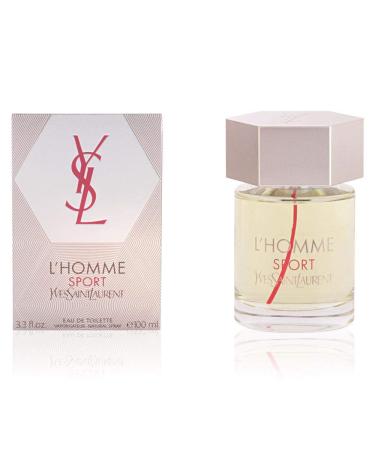 Yves Saint Laurent L'homme Sport Eau de Toilette Spray for Men 3.3 Ounce - Buy Online on GoSupps.com