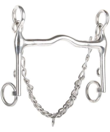 Harry's Horse curb bit thin mouthpiece 12mm size:12.5