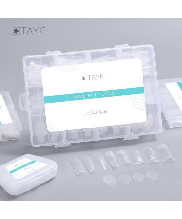 TAYE 288PCS Nail Dual Forms Set - Reusable Full Nail Forms for Polygel & Acrylic Extensions 8 Styles & 12 Sizes Includes Silicone Stickers - Ideal for DIY Nail Art - Buy Online on GoSupps.com