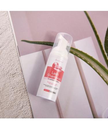 Eyelash Shampoo for Extensions - 60ml Bubble Gum Foam Cleaner for Salon & Home Use - Buy Online on GoSupps.com