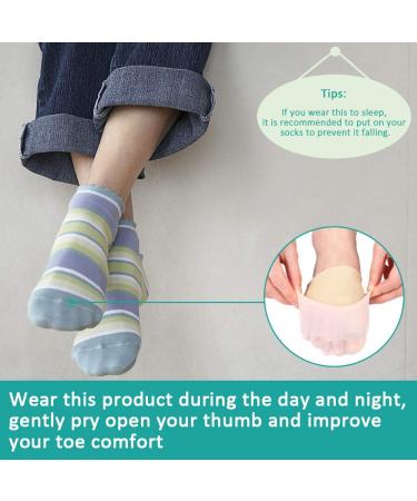 ANKROYU Hallux Valgus Corrector & Toe Spreader - Small (34-39) | Bunion & Hammer Toe Pain Relief Socks - Buy Online on GoSupps.com