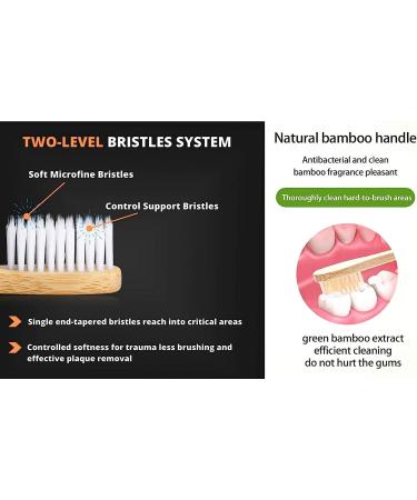 Kids Bamboo Toothbrush 20 Pack with Children's Toothbrush Timer Children's Vegan Natural Wooden Handle Toothbrushes Soft & Gentle Bristles Multicolored 20p With Timer - Buy Online on GoSupps.com