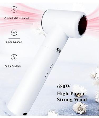 Cordless Hair Dryer with 12 Modes Hot and Cold Wind Rechargeable Portable Travel Hair Dryer Gift for Women/Mom - Buy Online on GoSupps.com