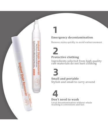 Stain Remover | Detachable Clothing Clean Stick Cleaning Supply Instant Stain Remover for Travels Parties Cotton Fiber Fabrics A/v - Buy Online on GoSupps.com