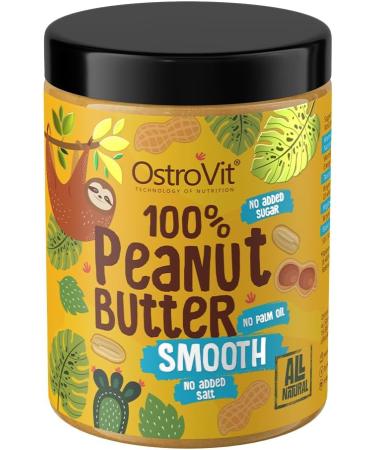 OstroVit 100% Peanut Butter (1000g) Smooth - Buy Online on GoSupps.com