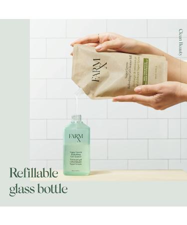 Farm Rx Super Greens Gel Cleanser - Vegan Daily Face Wash (240ml) - Buy Online on GoSupps.com